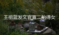 王祖蓝发文官宣二胎得女：三个女人一台戏